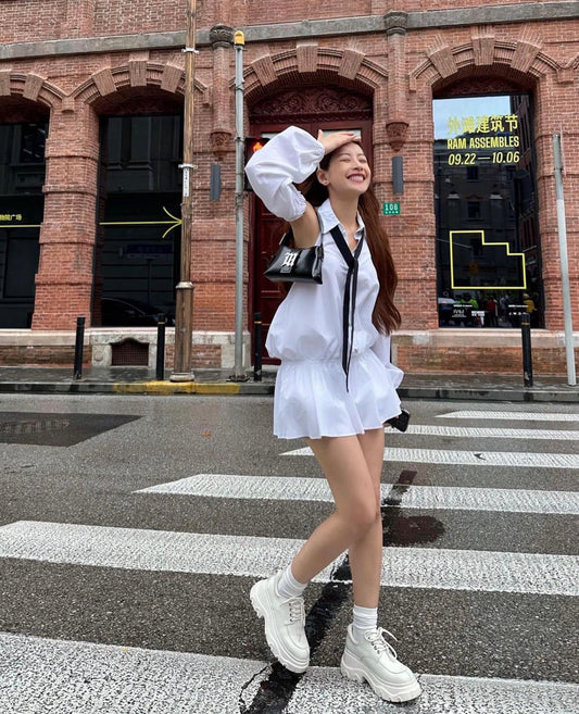 chipu mang túi MISBHV BLACK LEATHER SHOULDER BAG MINI 122A403