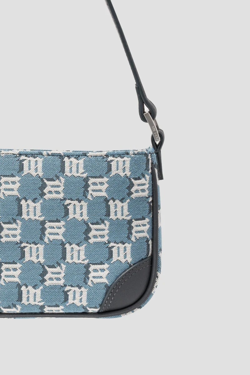 blue jacquard monogram của túi