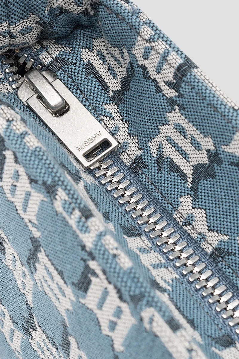 chi tiết khóa zip của túi
