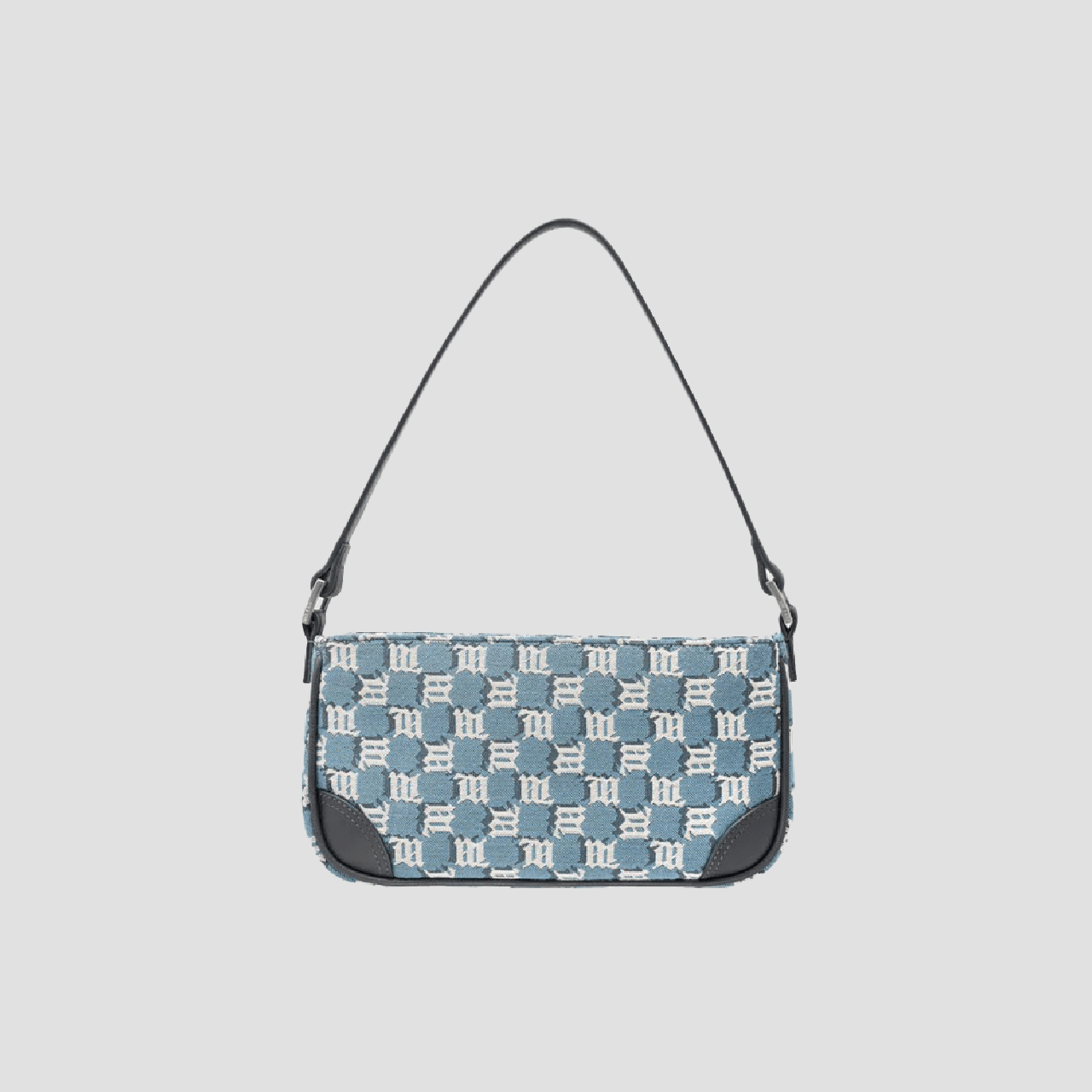 Misbhv Blue Jacquard Monogram 90's Mini Bag 230A411
