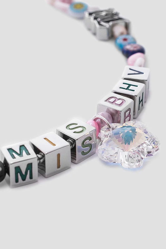 chi tiết MISBHV FLOWER BEADED CHOKER 022A702