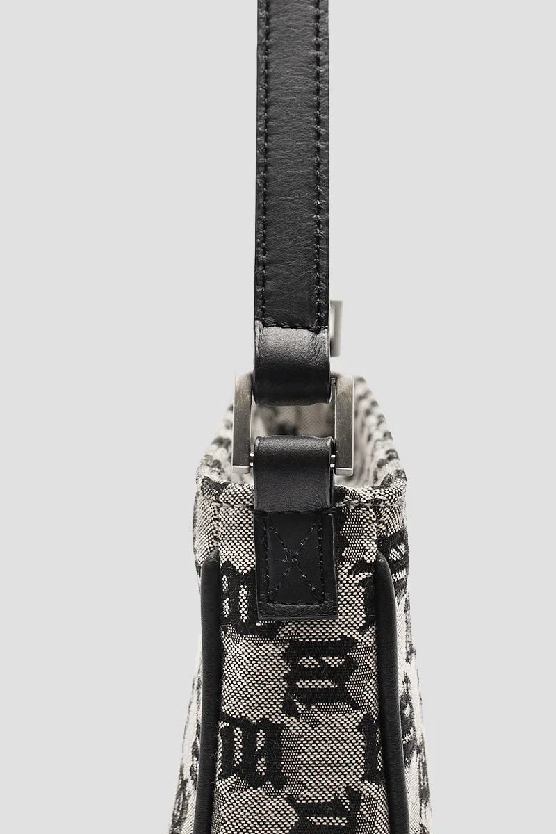 dây túi MISBHV GREY JACQUARD MONOGRAM 90'S BAG MINI 122A400