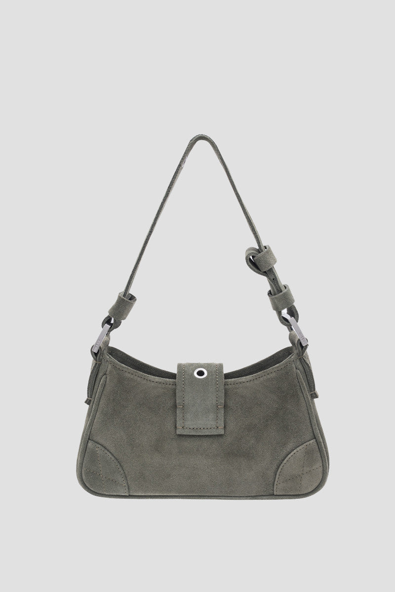 mặt sau MISBHV MOSS SUEDE SHOULDER BAG SMALL 231A405