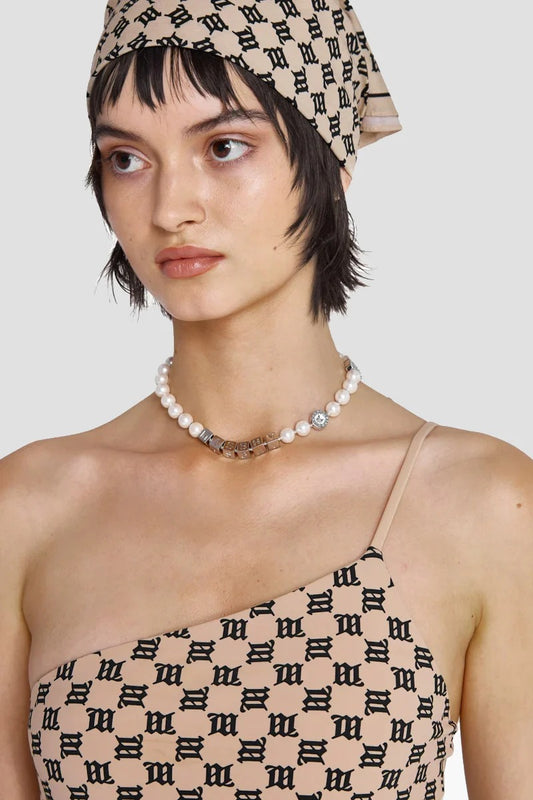 wearing Misbhv NY Bead Necklace 3121A712