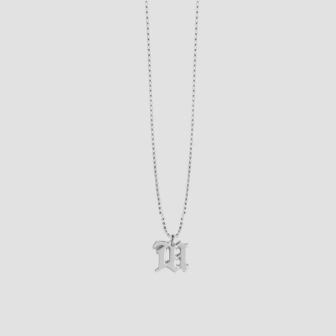 MISBHV SILVER THE M NECKLACE 4021A020