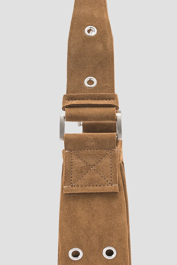 dây túi MISBHV TABACCO SUEDE SHOULDER BAG SMALL 122A408