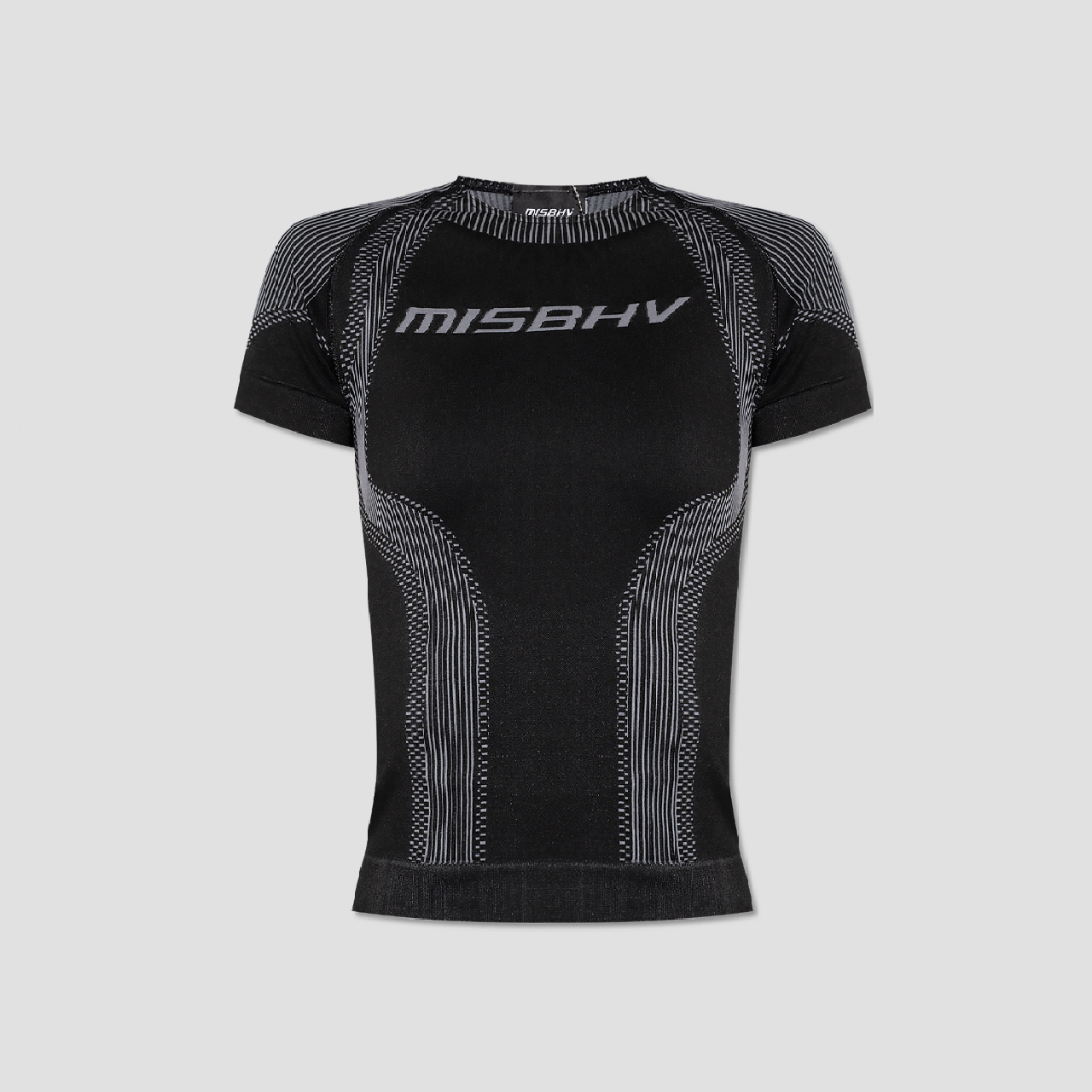 Misbhv Women Muted Black Sport T‑Shirt 231W542