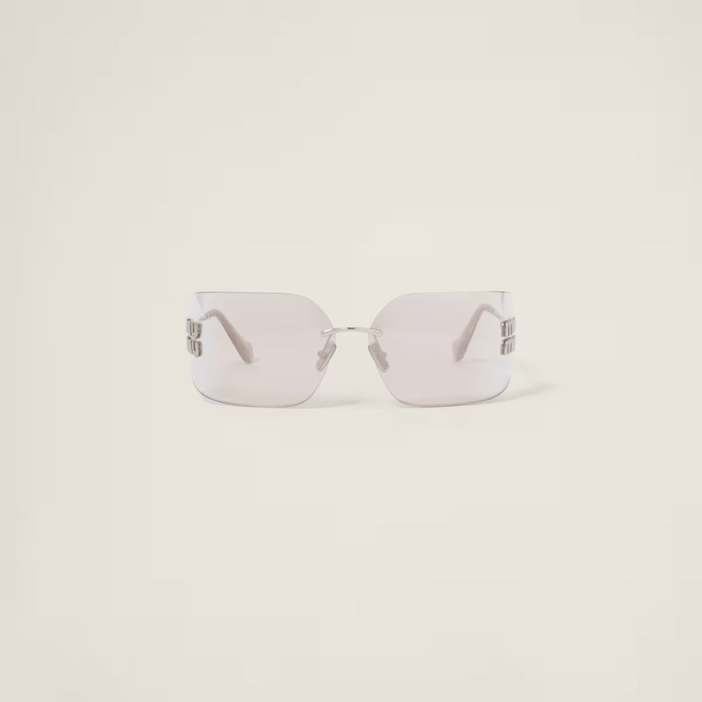 mặt trước kính MIU MIU 0MU 54YS 1BC10F SUNGLASSES LIGHT GOLD LENSES authentic tại BlankRoom