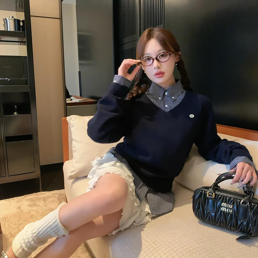 wearing MIU MIU ARCADIE MATELASSÉ NAPPA LEATHER MINI-BAG XS BLACK 5BP088 N88 F0002