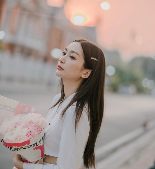 mẫu mang MIU MIU ENAMELED METAL HAIR CLIP ORCHID PINK 5IF146_2F6T_F0615