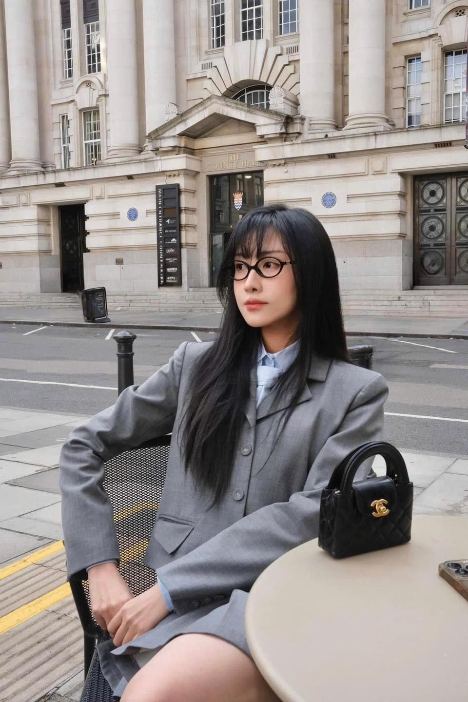 nữ đeo kính MIU MIU MU 01XV 1AB1O1 REGARD BLACK EYEGLASSES