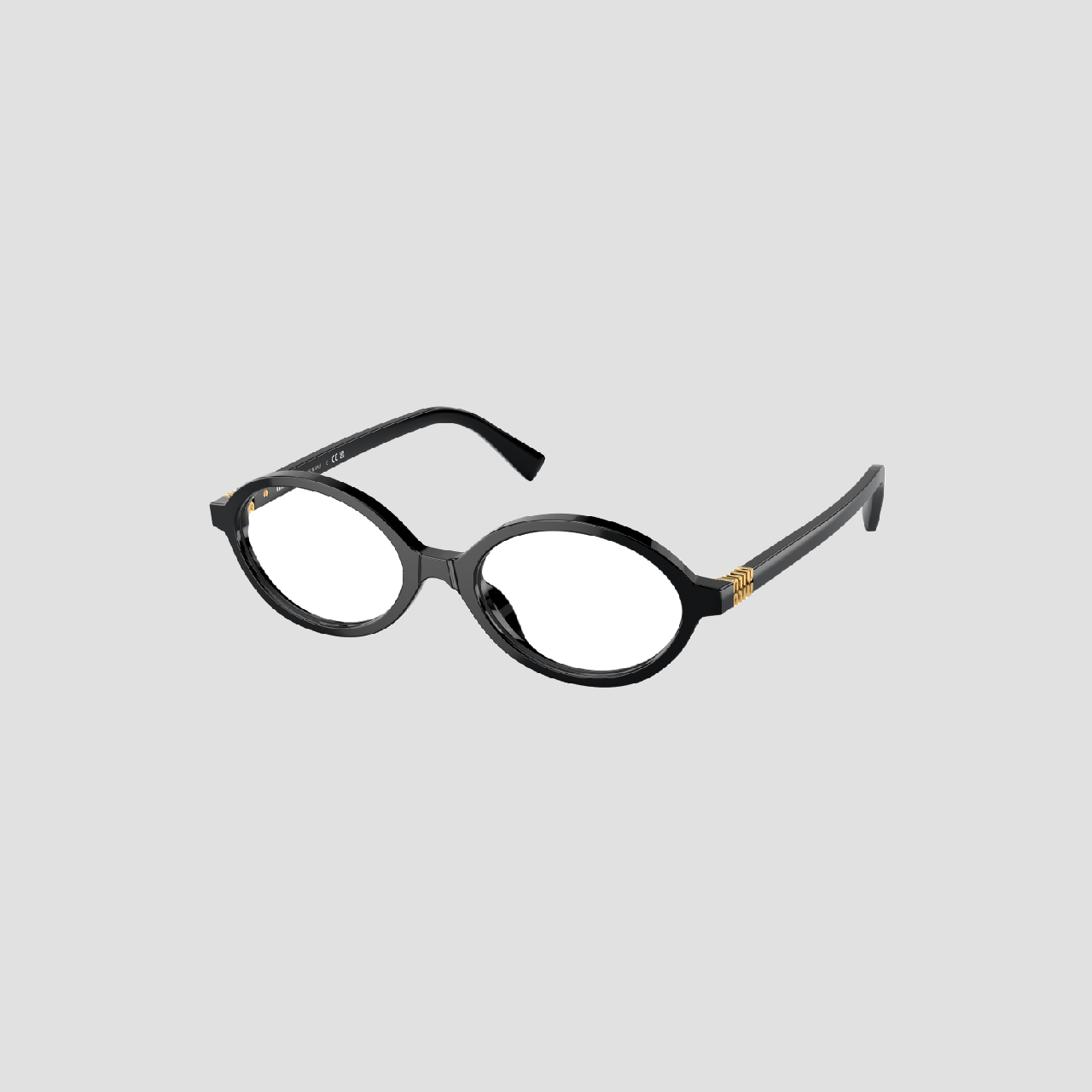 MIU MIU MU 01XV 1AB1O1 REGARD BLACK EYEGLASSES