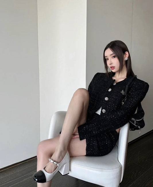 mẫu mang MIU MIU PATENT LEATHER PUMPS WHITE/BLACK 5I248D_ZHV_F0964_F_M065