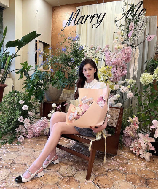 mẫu mang MIU MIU TWO-TONE PATENT LEATHER SLINGBACK PUMPS WHITE/BLACK 5I460D_ZHV_F0964_F_035