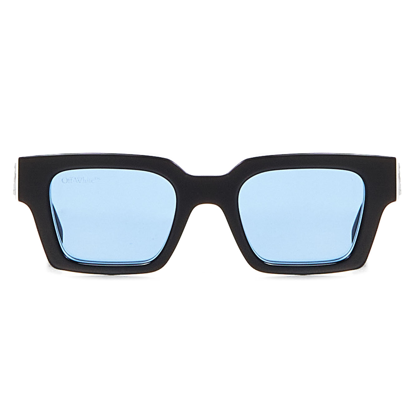 mặt trước kính OFF-WHITE BLACK BLUE VIRGIL SUNGLASSES OERI008C99PLA0021045