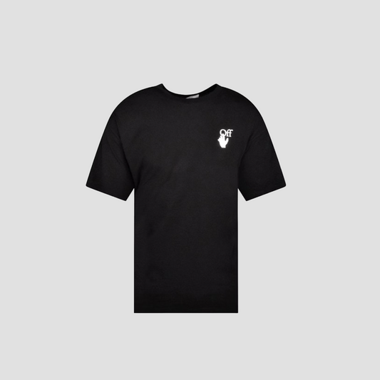 mặt trước áo OFF-WHITE BLACK DEGRADE ARROW S/S OVER T-SHIRT OMAA038F21JER0021084