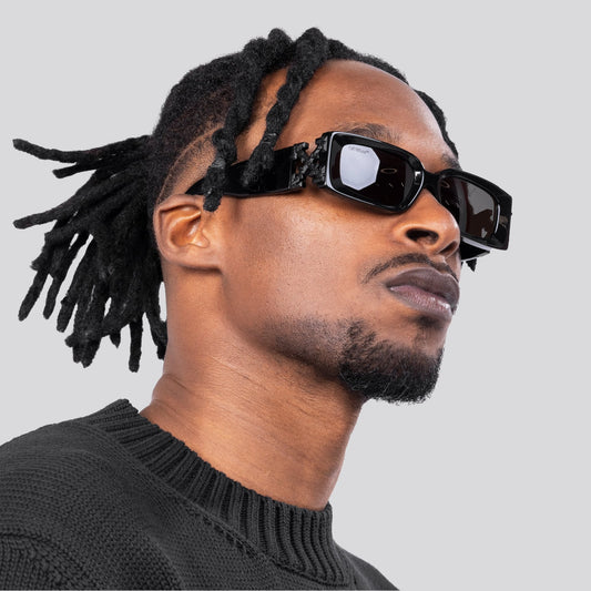 nam mang kính OFF-WHITE ROMA SUNGLASSES IN BLACK OERI098F23PLA0011007