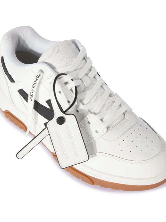chi tiết giày OFF-WHITE WHITE/BLACK OUT OF OFFICE OMIA189C99LEA0110110