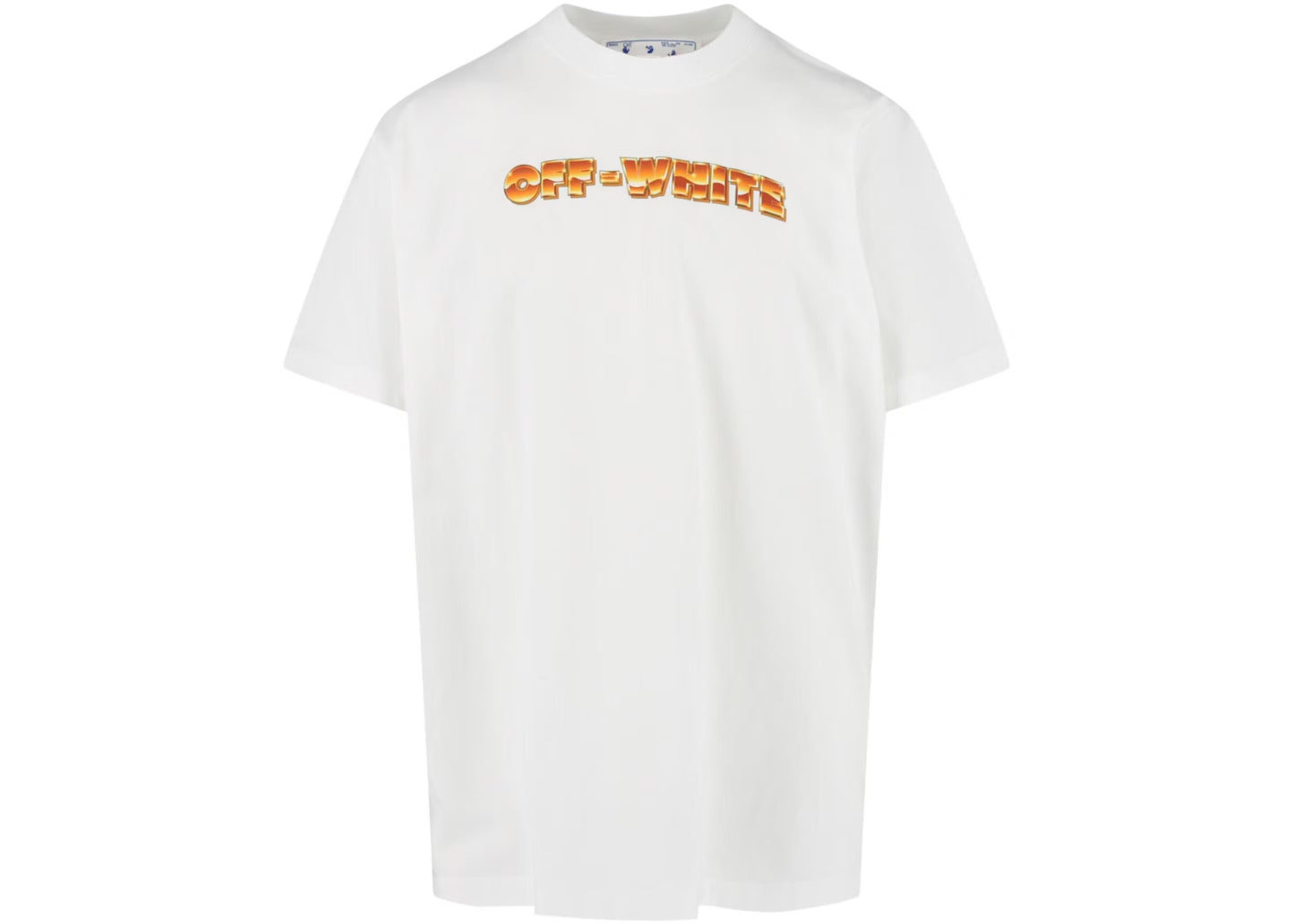 mặt trước áo OFF-WHITE WHITE ORANGE ARROW T-SHIRT AA038S22-JER00-50120