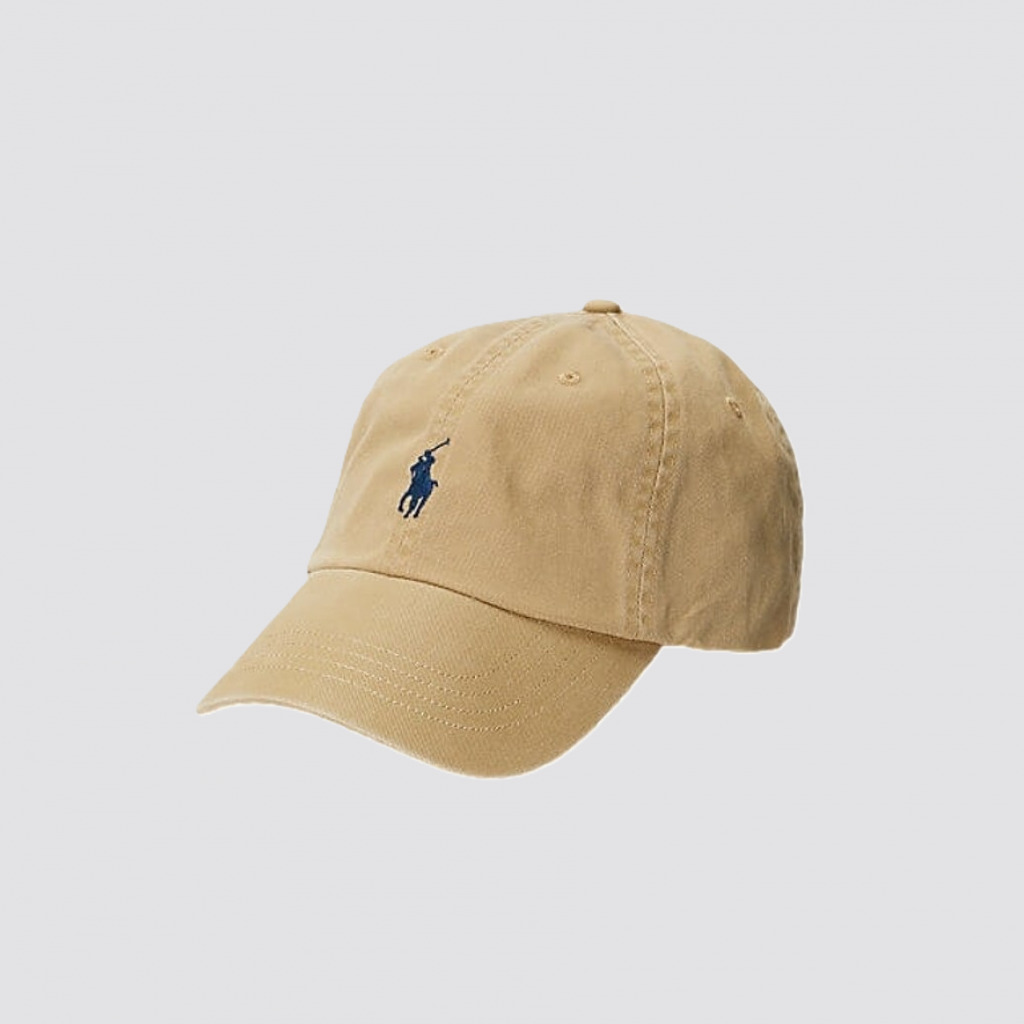 POLO RALPH LAUREN BEIGE COTTON CHINO BALL CAP 710548524013