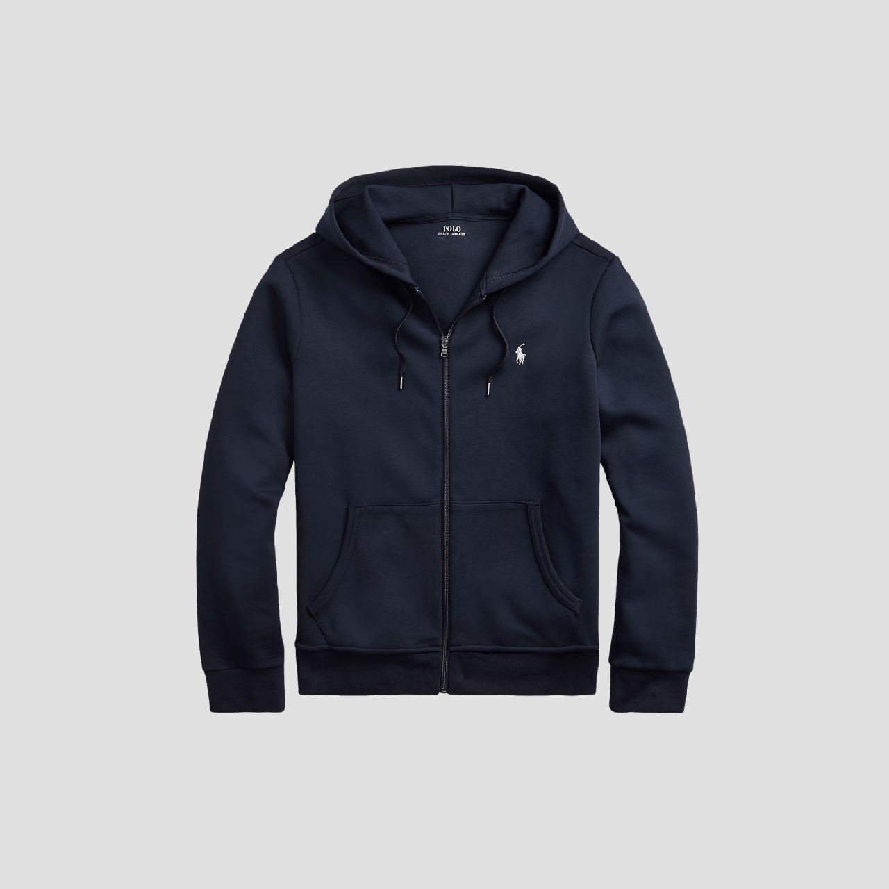 Polo Ralph Lauren Double-Knit Full-Zip Hoodie Aviator Navy 624763 710888282002