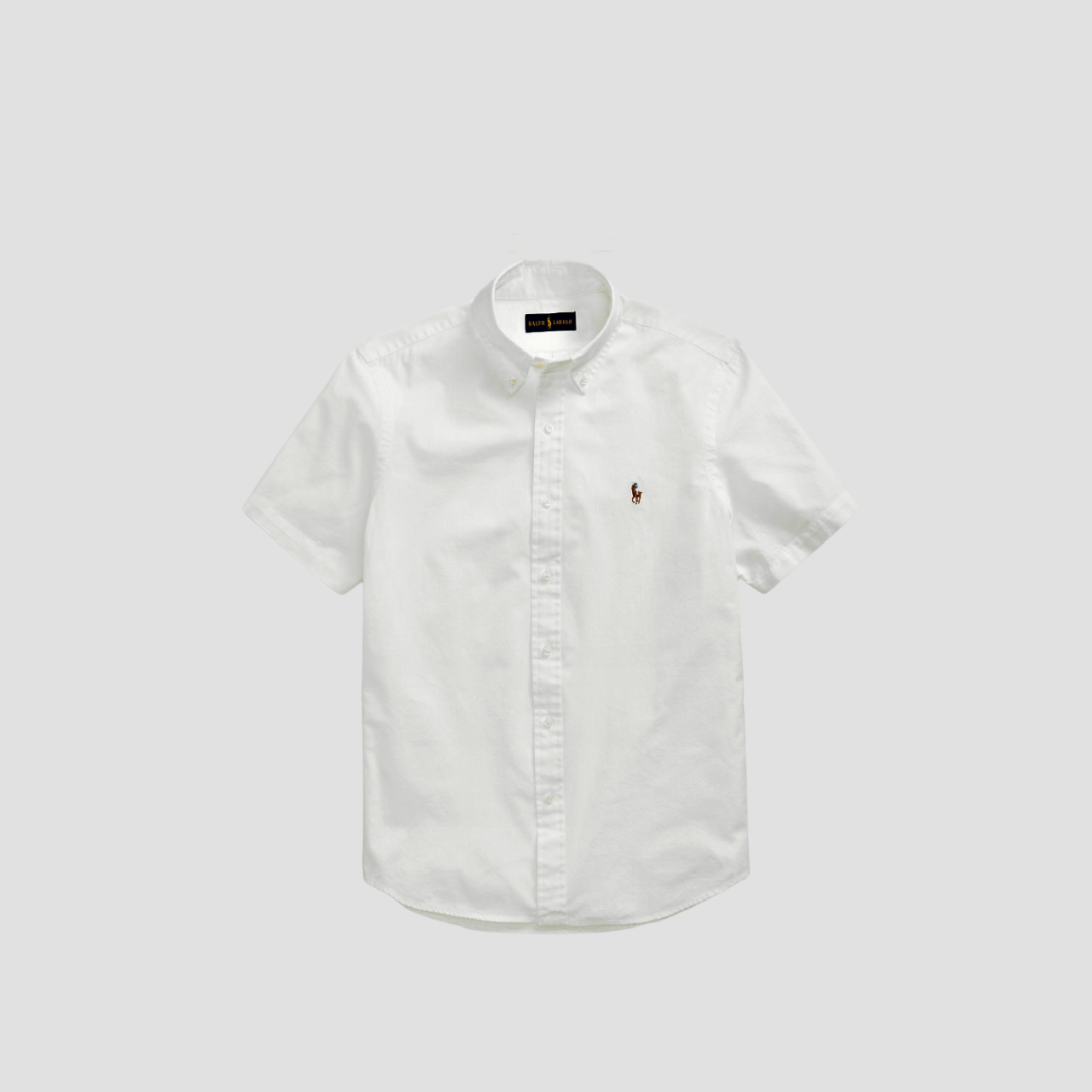 POLO RALPH LAUREN WHITE CLASSIC FIT CHAMBRAY SHIRT 710794942001