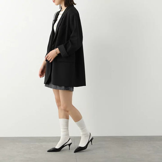 mẫu mang PRADA BRUSHED LEATHER SLINGBACK 65MM 1I002N_055_F0002_F_065