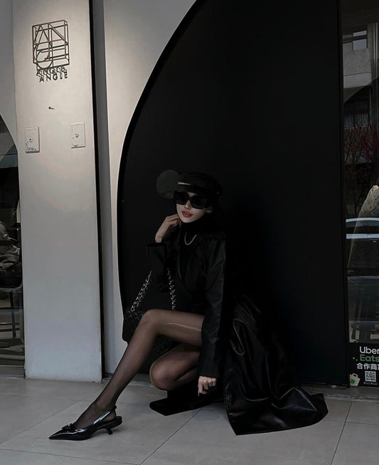 mẫu mang PRADA BRUSHED LEATHER SLINGBACK PUMPS RUBBER SOLE 1I565M_055_F0002_F_A045