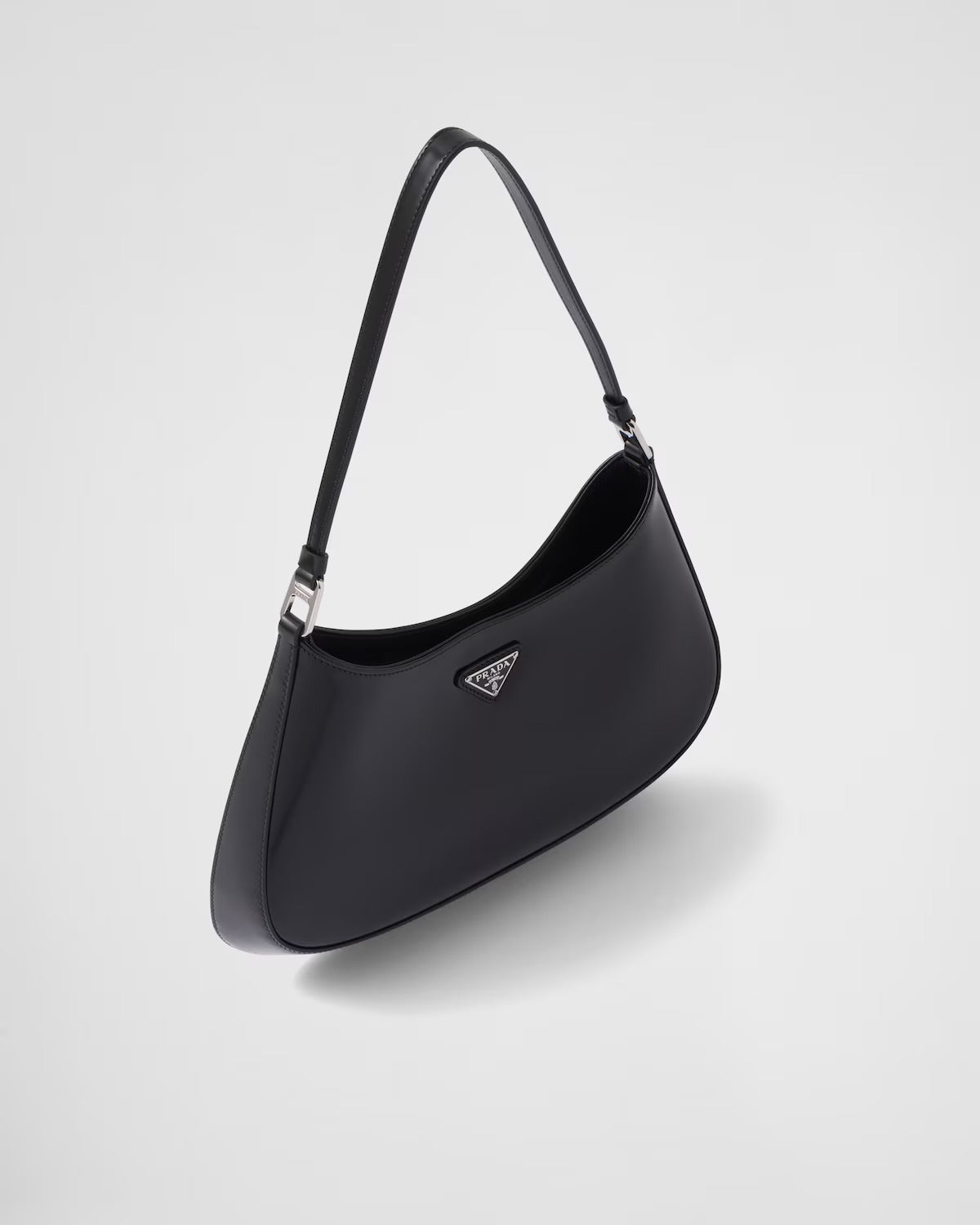 chi tiết túi PRADA CLEO BRUSHED LEATHER SHOULDER BAG BLACK 1BC499_ZO6_F0002_V_OOO authentic tại blankroom việt nam