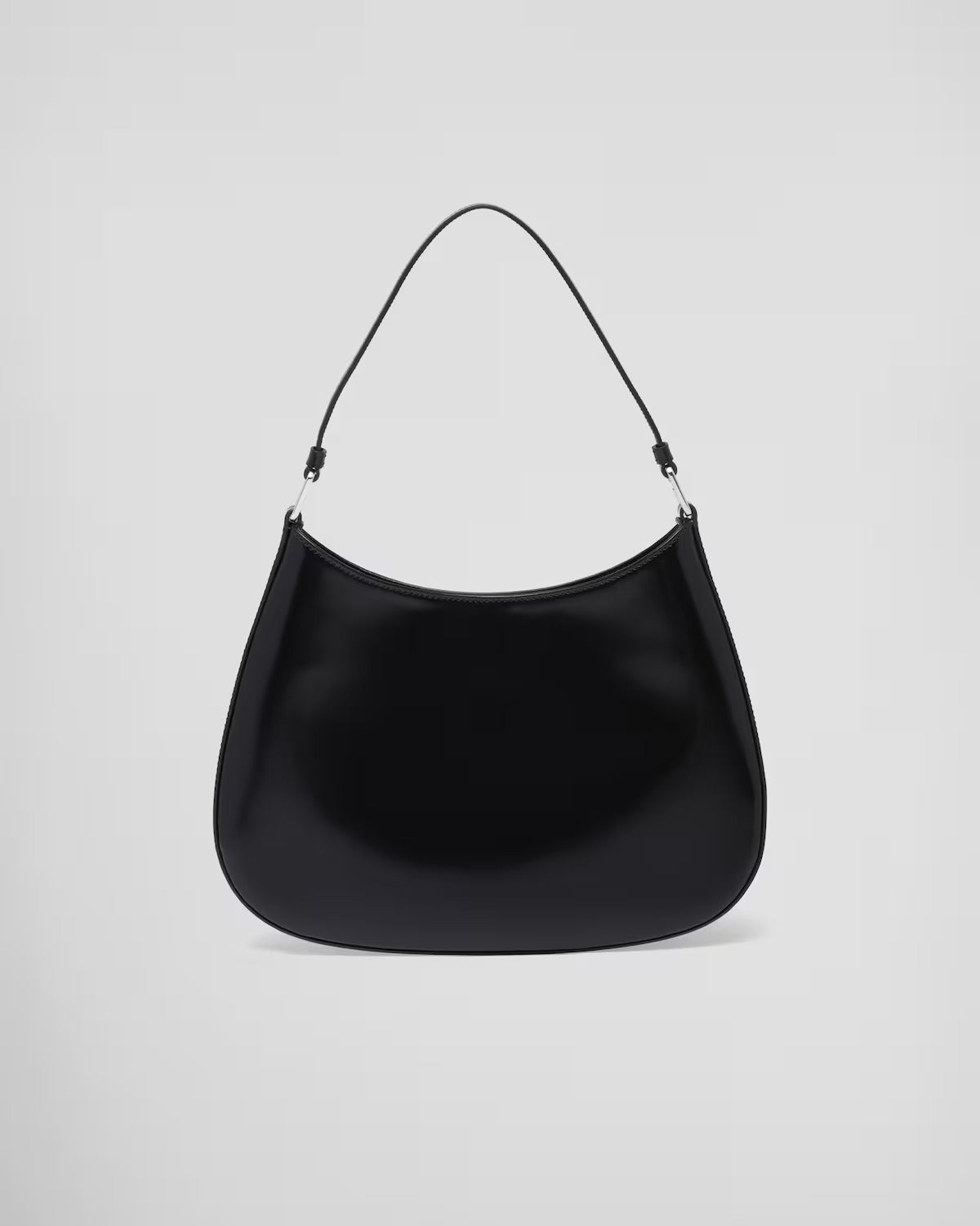 mặt sau túi PRADA CLEO BRUSHED LEATHER SHOULDER BAG BLACK 1BC499_ZO6_F0002_V_OOO authentic tại blankroom việt nam