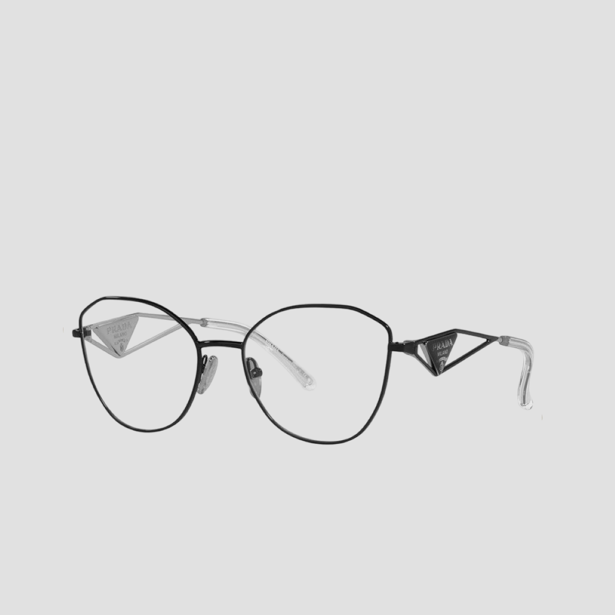 PRADA PR 52ZV 1AB101 BLACK EYEGLASSES