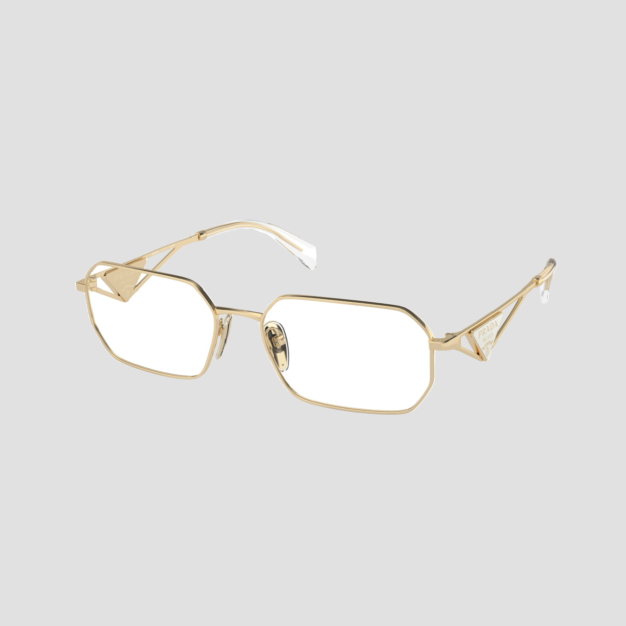 Prada PR A53V ZVN1O1 Pale Gold Eyeglasses