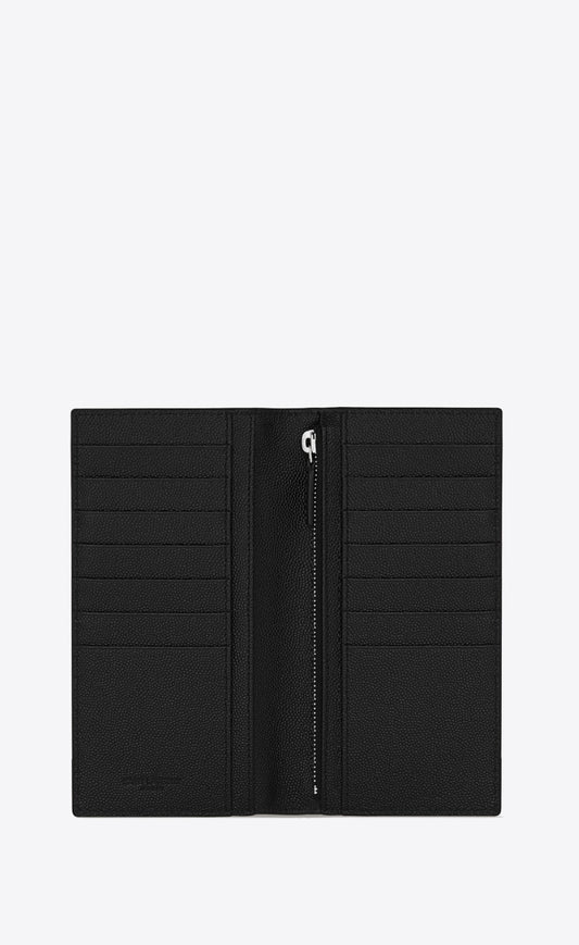 mặt trong SAINT LAURENT CONTINENTAL WALLET IN GRAIN DE POUDRE LEATHER 396308BTY0N1000