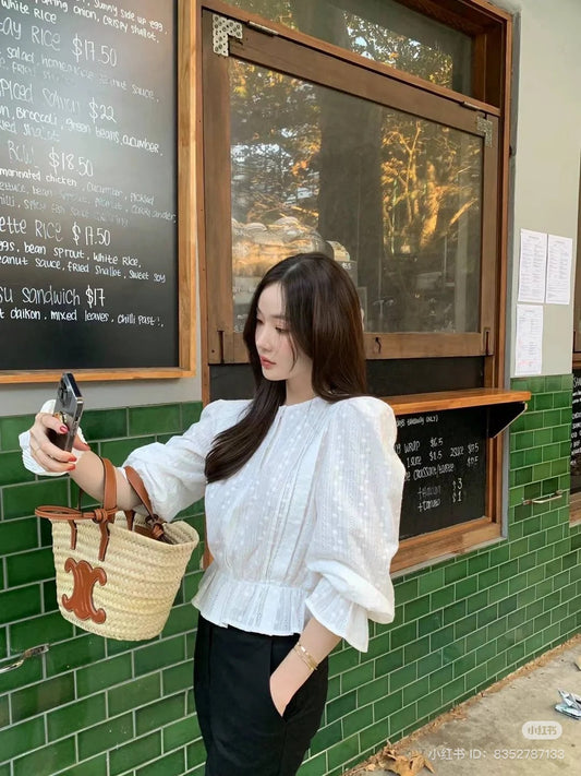 nữ mang túi TEEN CELINE CLASSIC PANIER IN PALM LEAVES AND CALFSKIN 113832EFA.04LU