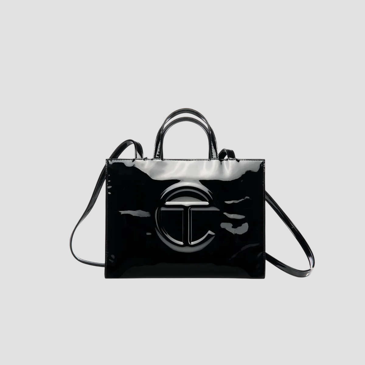 Ｔelfar discount Medium Black Shopping Bag