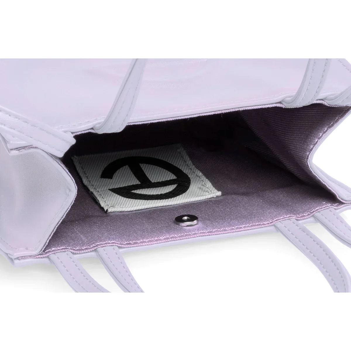 chi tiết túi TELFAR SMALL SHOPPING BAG LAVENDER