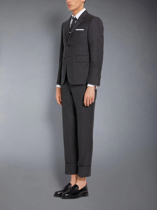 mẫu mang giày THOM BROWNE BLACK PEBBLE GRAIN RUBBER SOLE PENNY LOAFER MFD054G00198001