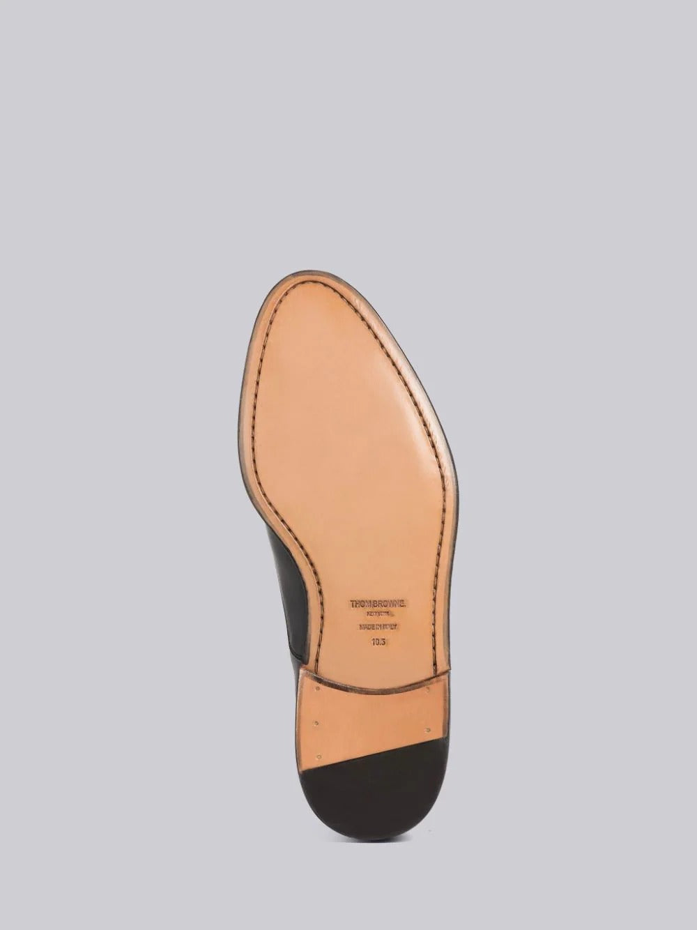 đế giày THOM BROWNE VITELLO CALF LEATHER CAP TOE OXFORD MFD250A05584001