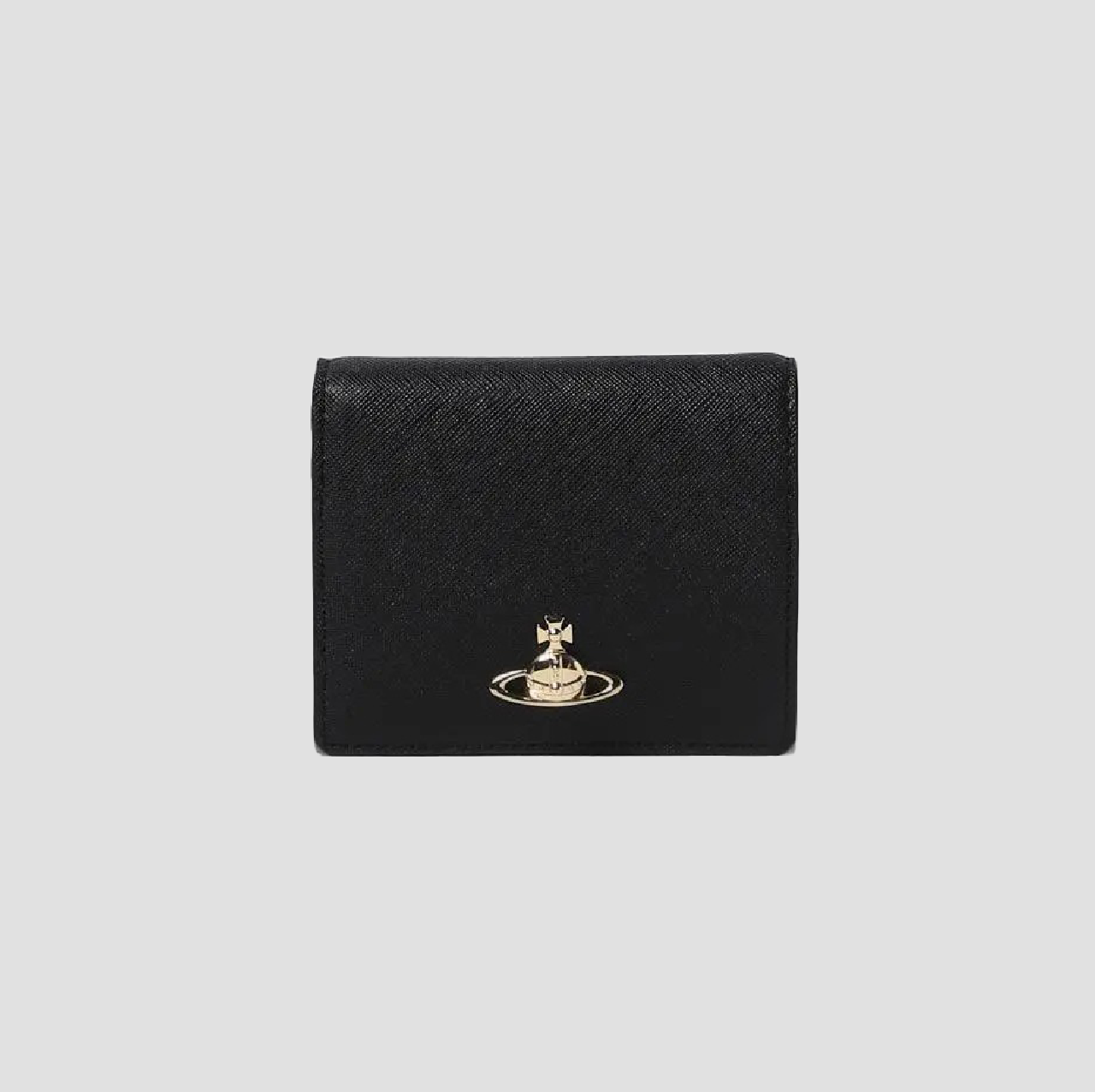 Vivienne Westwood 3D Orb Gold Wallet Black 51150030W-S000B-N402