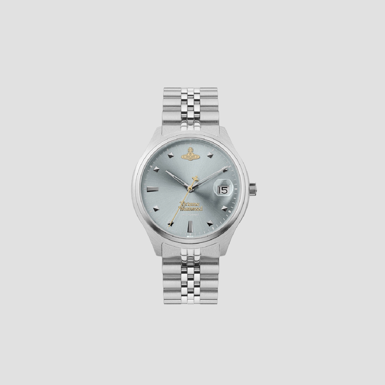 VIVIENNE WESTWOOD CAMBERWELL BLUE-SILVER WATCH 37mm VV261LBLSL