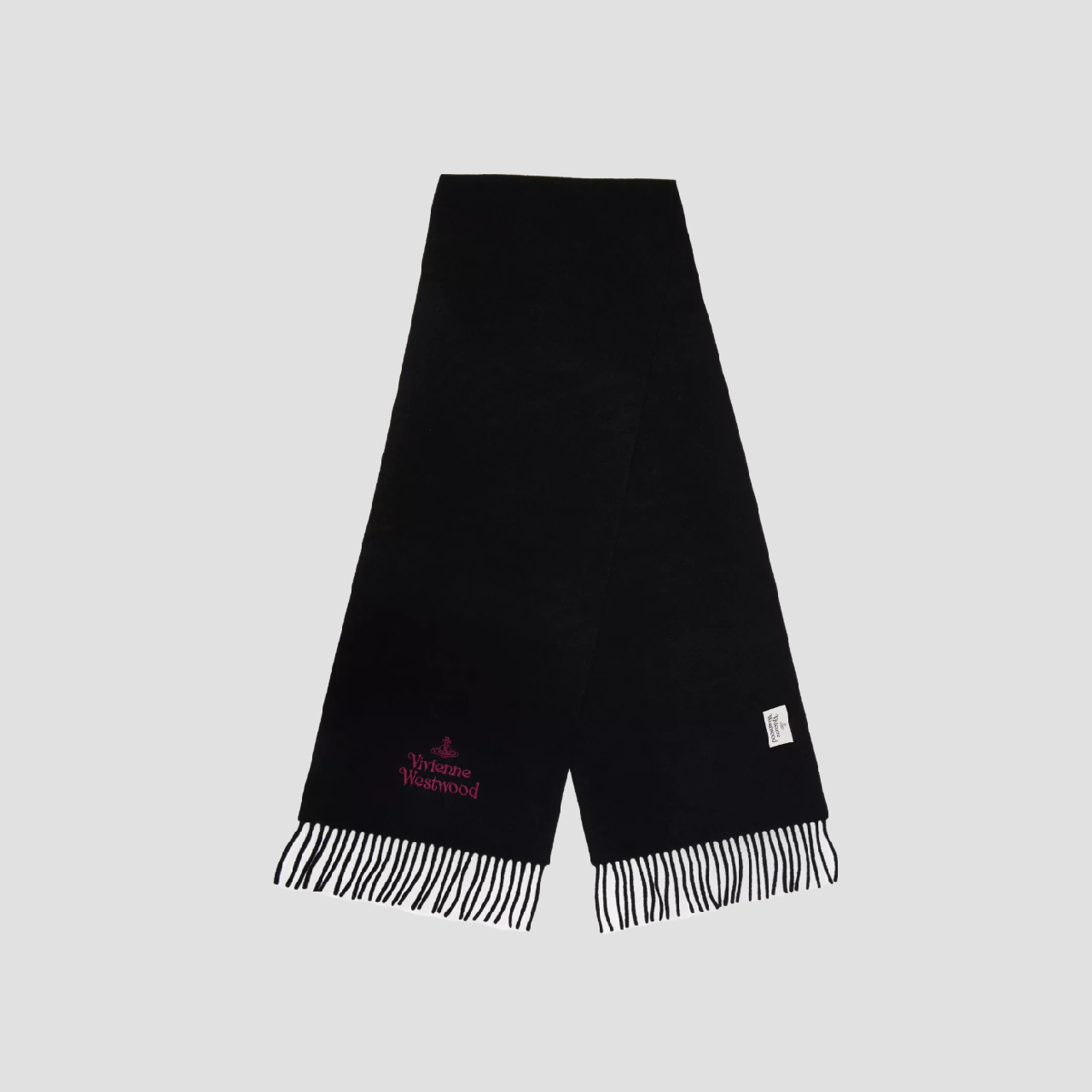 Vivienne Westwood Embroidered Scarf Black 81030007-W00Q7