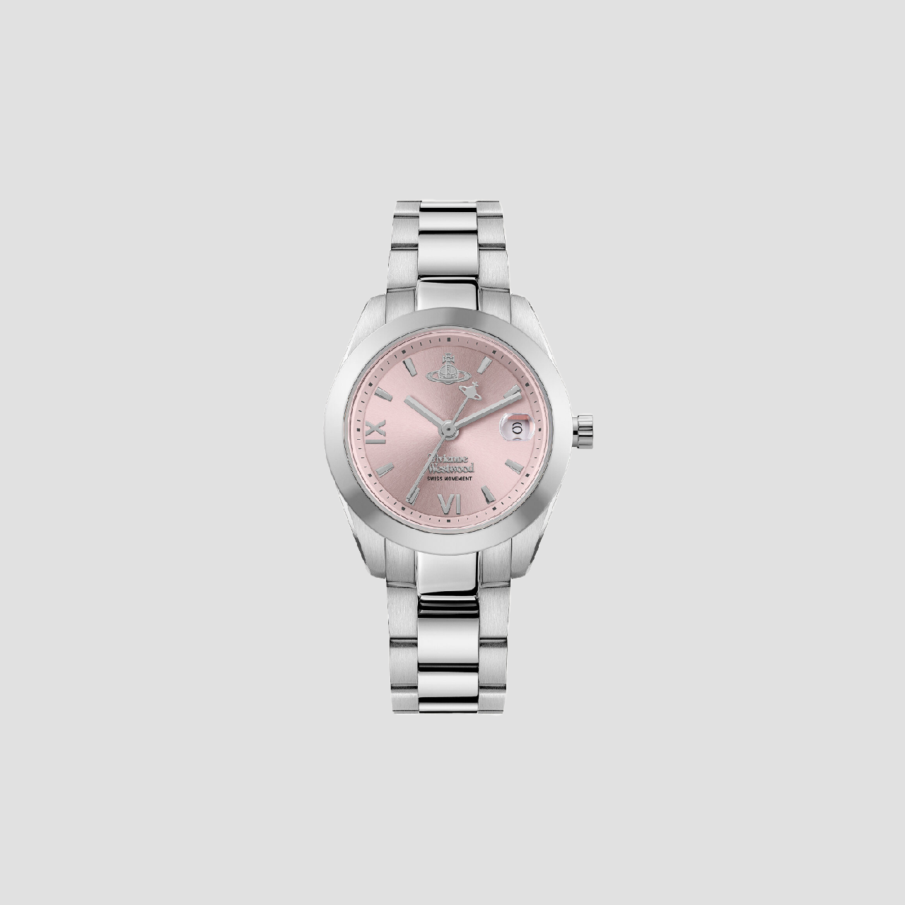 Vivienne Westwood Fenchurch Pink Silver Watch VV292PKSL