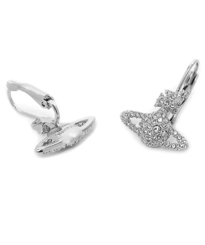 chi tiết VIVIENNE WESTWOOD GRACE BAS RELIEF DROP EARRINGS SILVER 62020027-02p116-cn