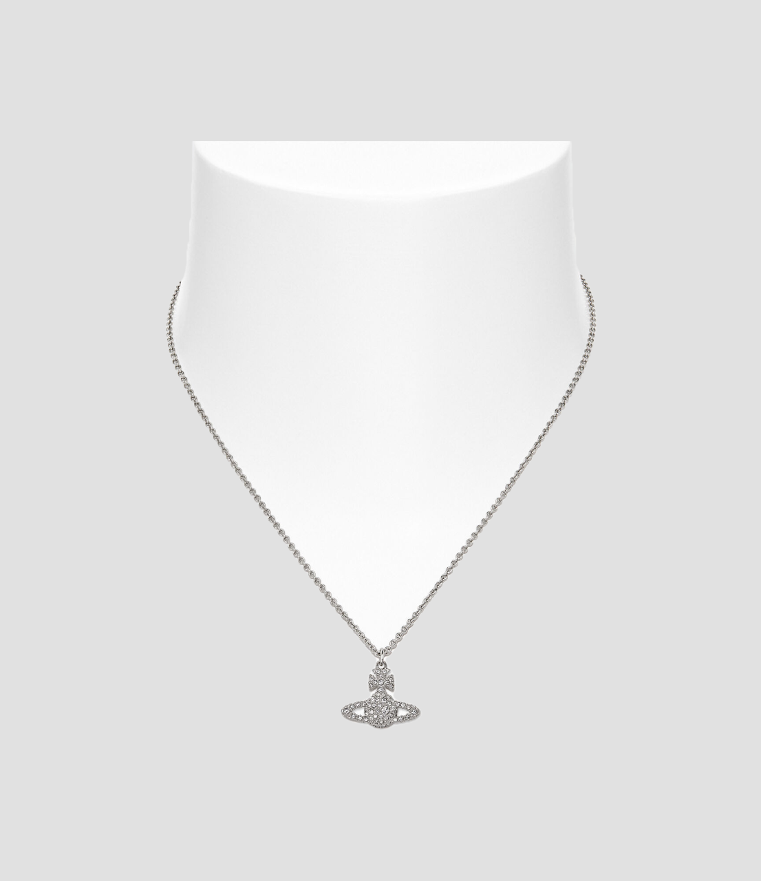 Vivienne Westwood Grace Bas Relief Pendant Necklace Silver 63020092-02P116-CN 8050889135395
