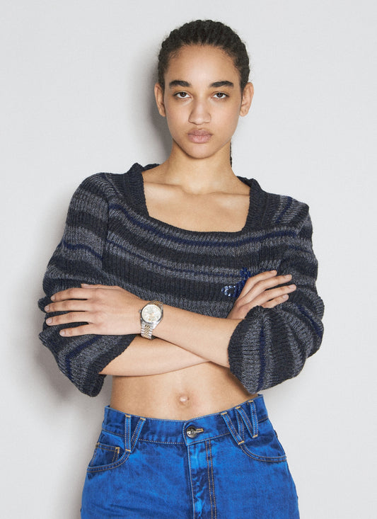 wearing VIVIENNE WESTWOOD LADY SYDENHAM SILVER GOLD WATCH VV251WGSG