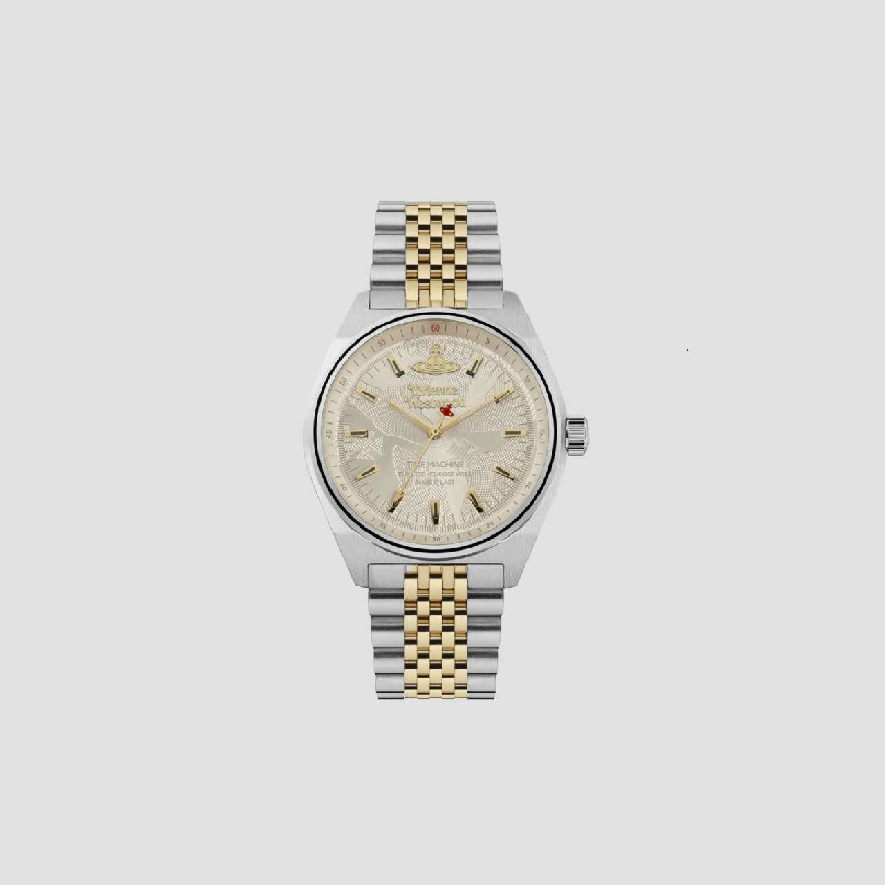 VIVIENNE WESTWOOD LADY SYDENHAM SILVER GOLD WATCH VV251WGSG
