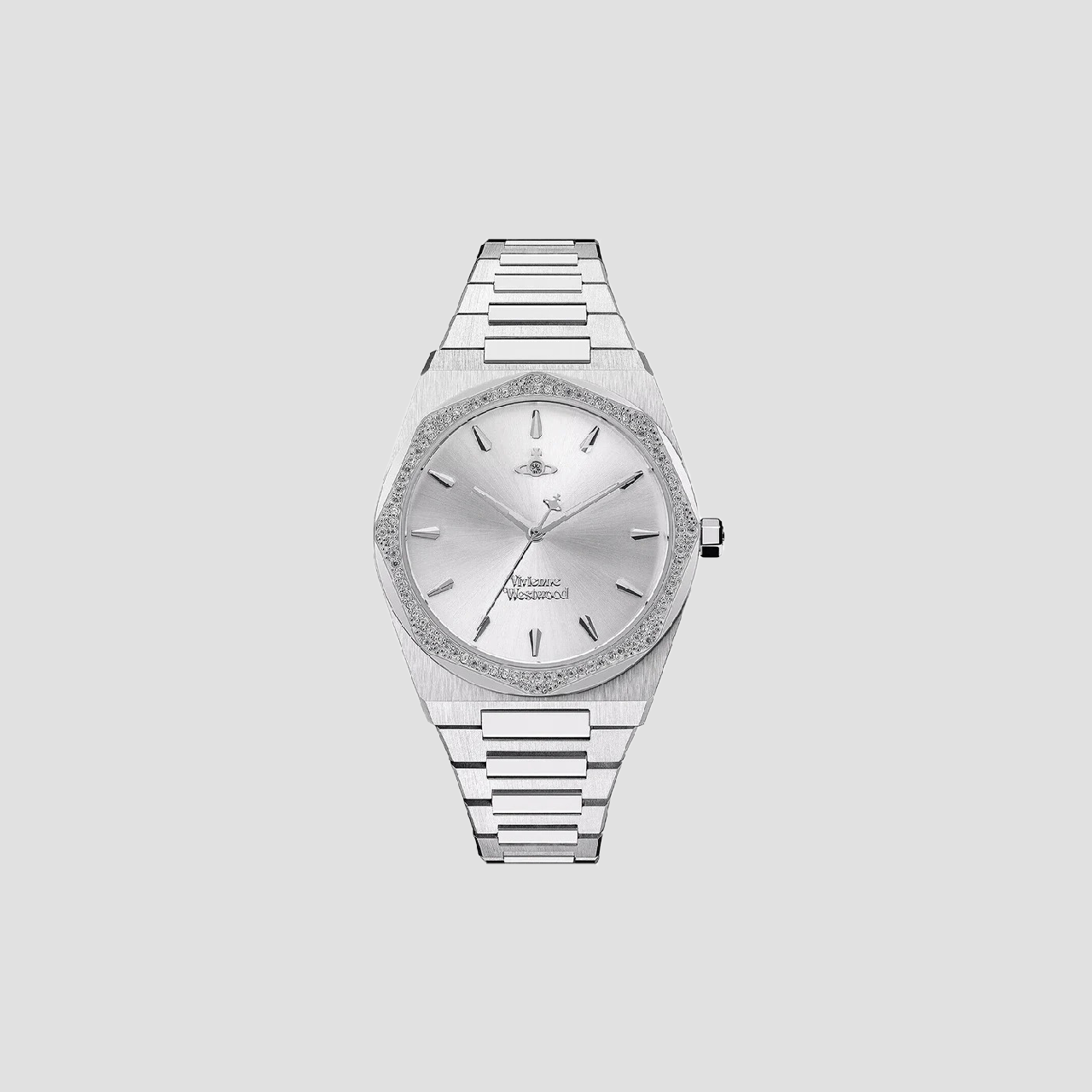 Vivienne Westwood Limehouse Crystal Silver Watch VV311SLSG