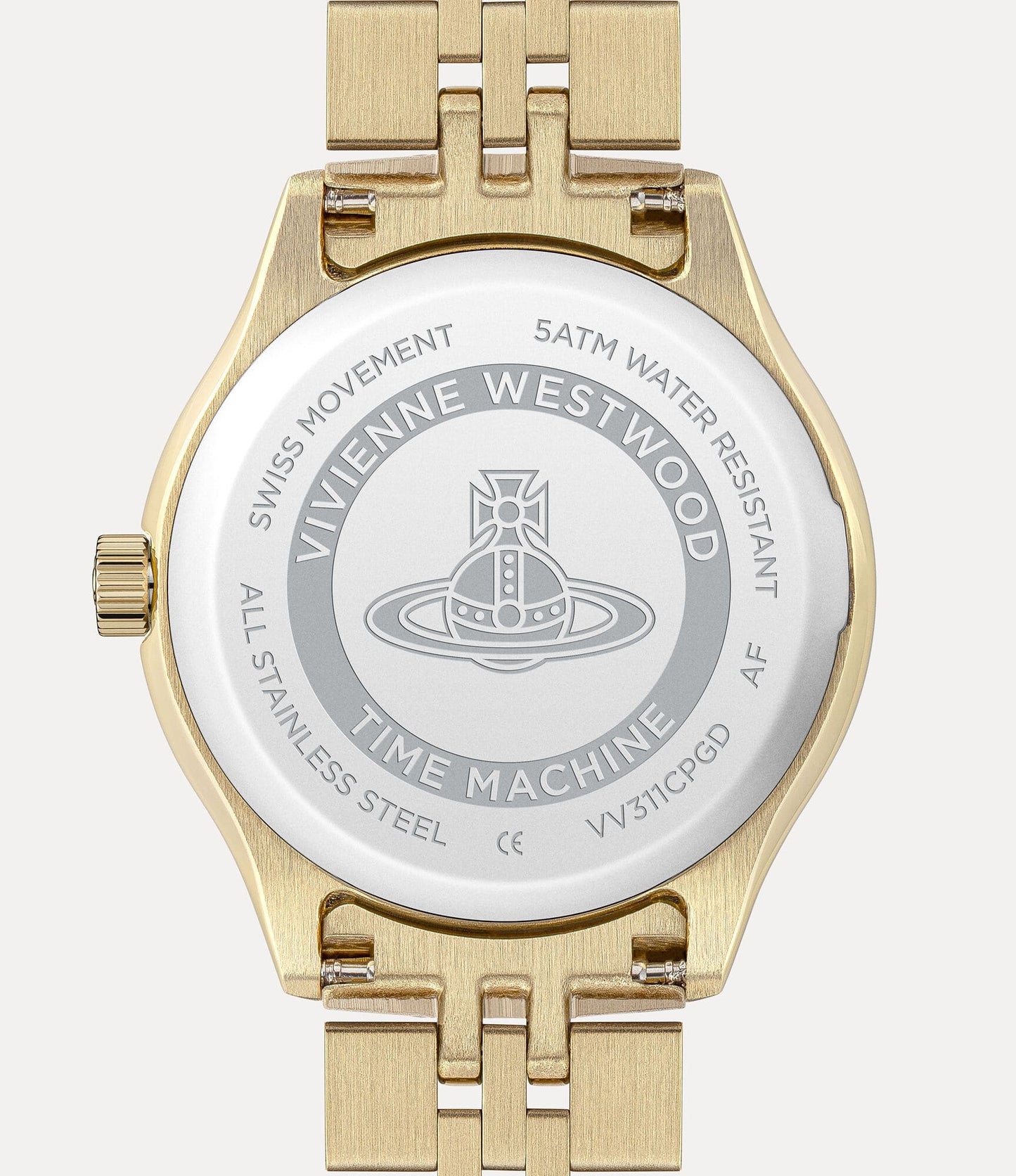 mặt đằng sau của đồng hồ