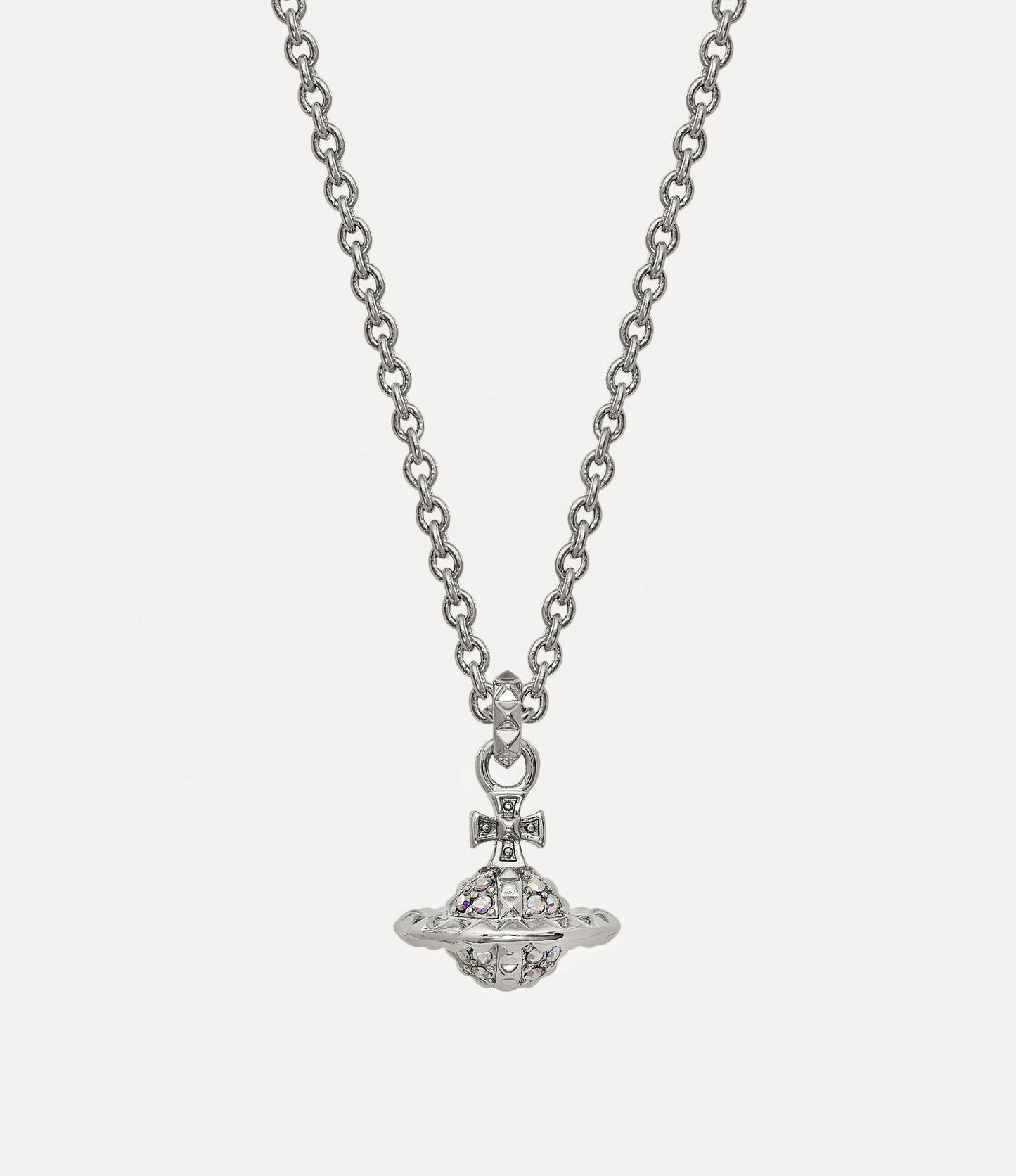 chi tiết VIVIENNE WESTWOOD MAYFAIR SMALL ORB PENDANT SILVER 63020051-02w110-my