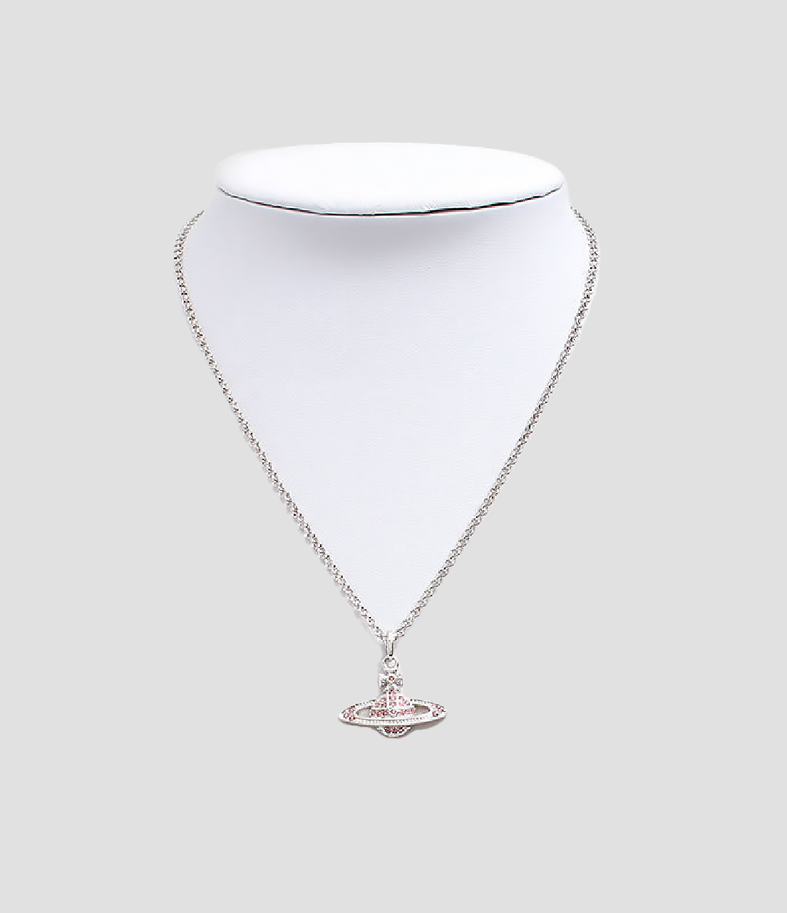 Vivienne Westwood Silver Mini Bas Relief Pendant Rose Vivienne Westwood Silver Mini Bas Relief Pendant Rose